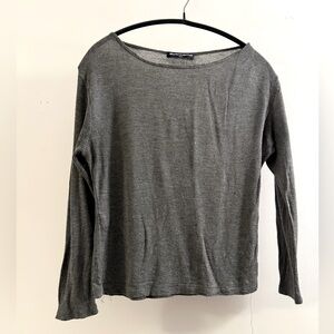 Brandy Melville Gray Long Sleeve Tee